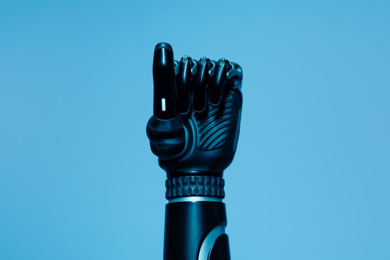 Black Prosthetic Arm